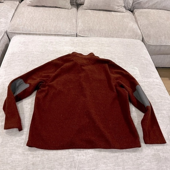 LL. Bean Allagash Fleece Henley , "Dark Russet" Fleece - Picture 5 of 5
